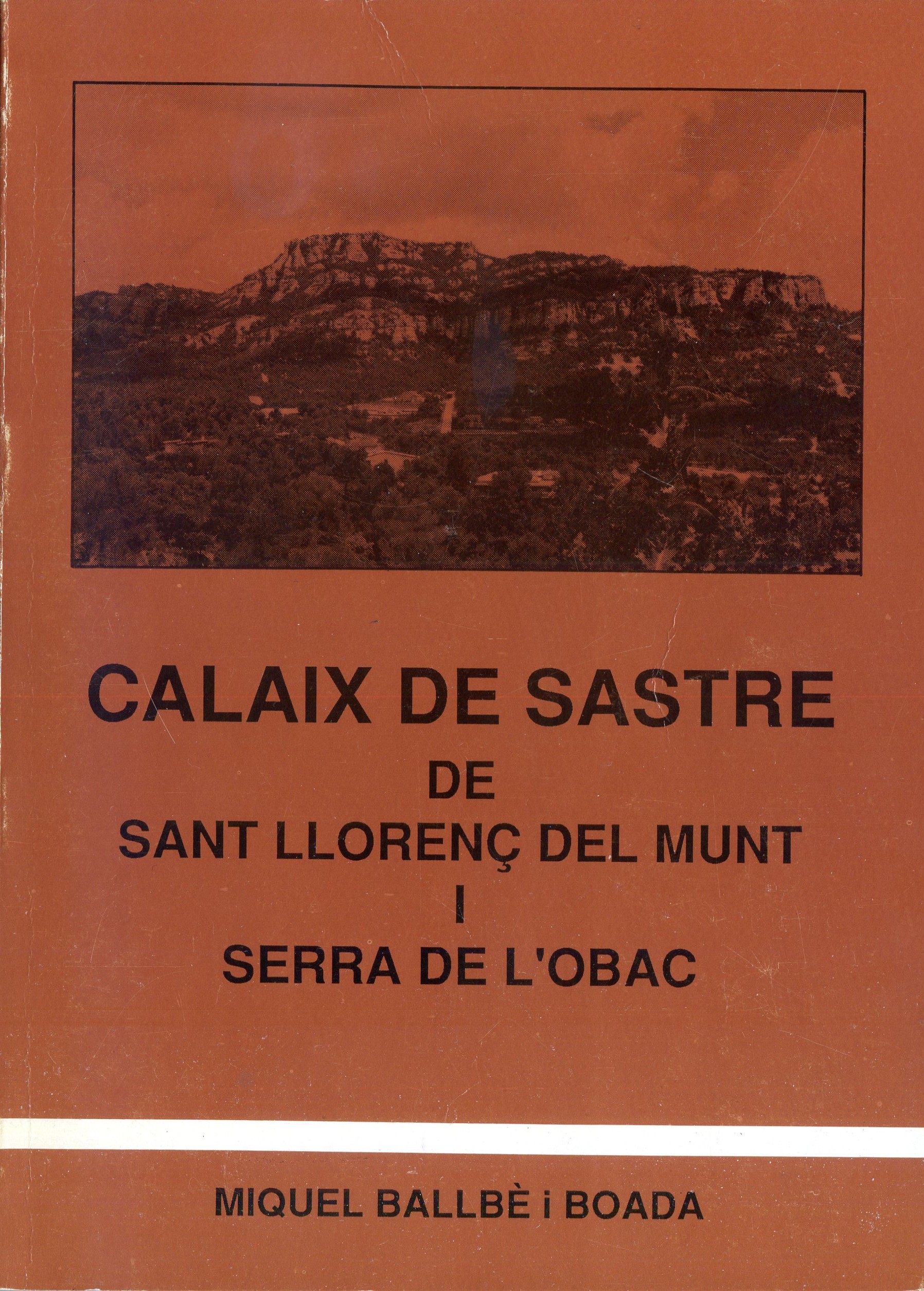 Calaix de sastre de Sant Llorenç del Munt i Serra de l'Obac - Portada